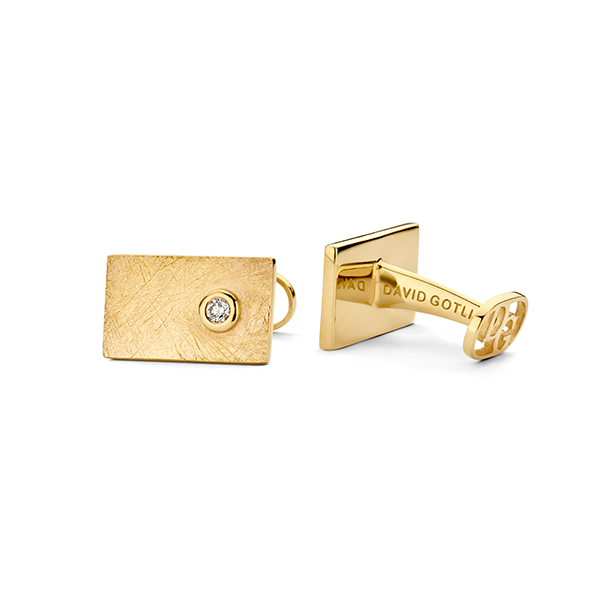 David Gotlib gold rush cufflinks