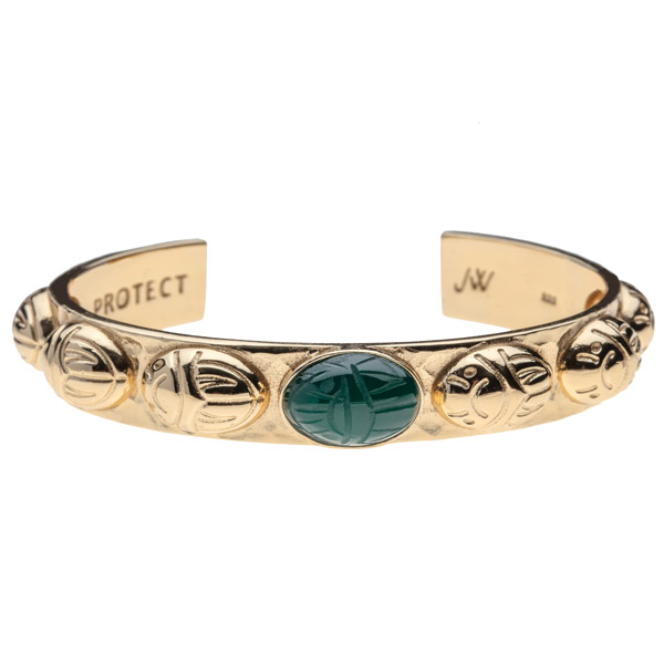 Jane Win scarab cuff