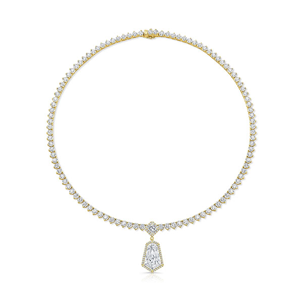 Rahaminov kite diamond riviere necklace