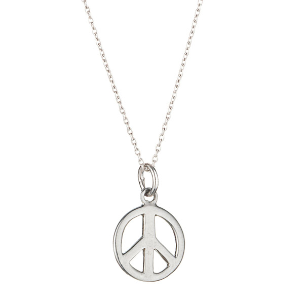 Suka Jewelry peace sign necklace