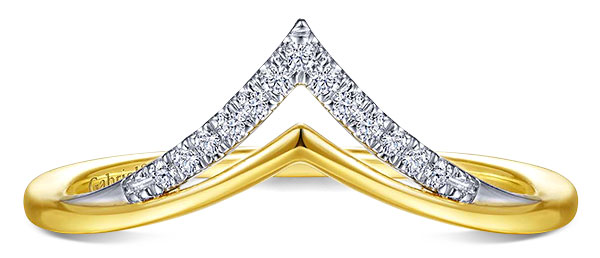 Best Price Point Gabriel diamond V ring