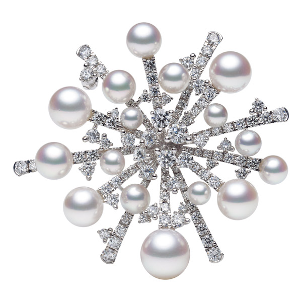 Mikimoto Splash brooch