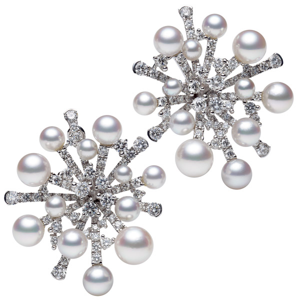 Mikimoto Splash earrings