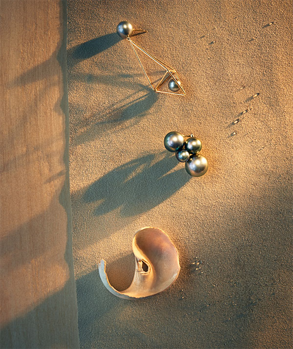 Rush Assael tahitian earrings