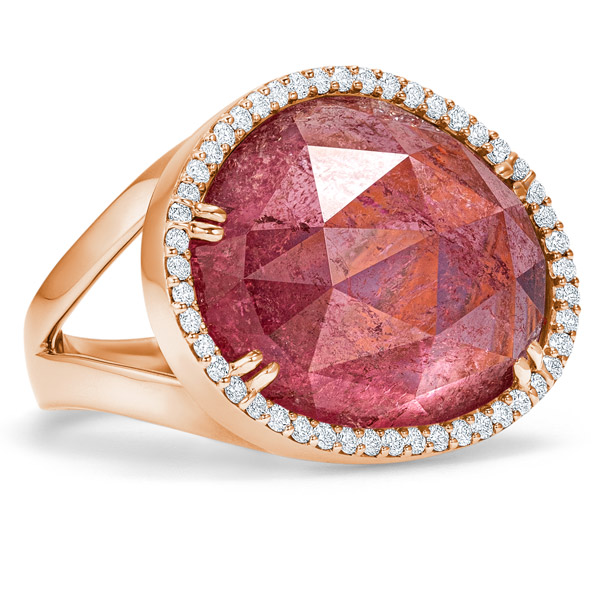 Simon G pink tourmaline ring