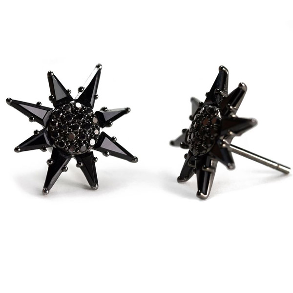 Bondeye black spinel earrings