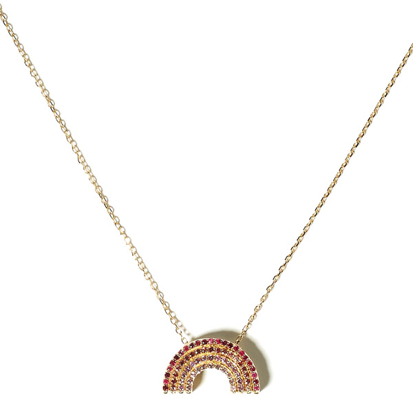 Campbell and Charlotte Juju rainbow necklace