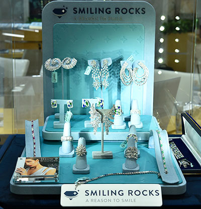 Smiling Rocks display