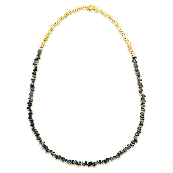 Suzanne Kalan sapphire tennis necklace