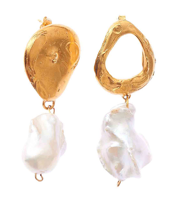 Alighieri Infernal Storm pearl earrings
