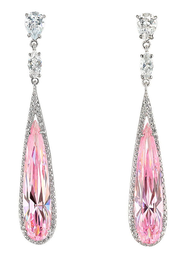 Anabela Chan Pink Sapphire Earrings