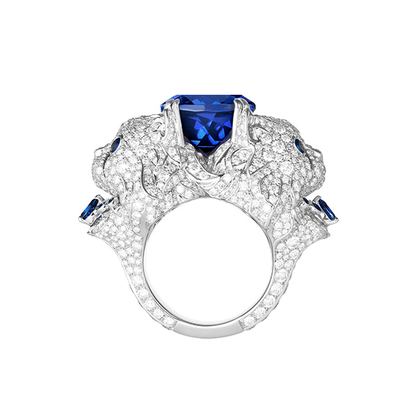 Boucheron Wladimir ring with tanzanite