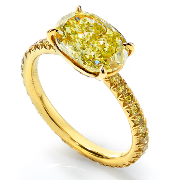 Lauren Addison yellow diamond ring