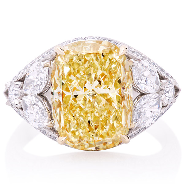 Nicole Rose yellow diamond ring