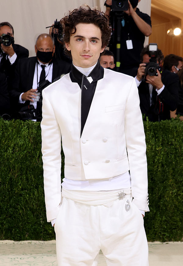 Timothee Chalamet 2021 Met Gala