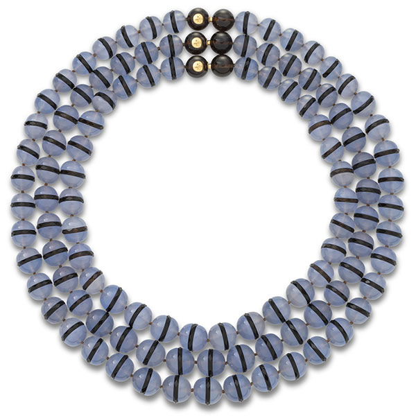 Cora Sheibani chalcedony quartz necklace