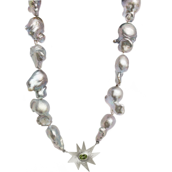 Emily Kuvin baroque pearl necklace