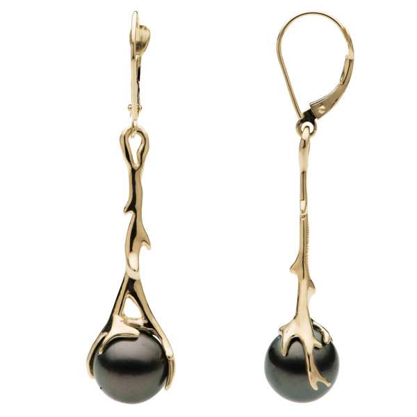 Maui Divers tahitian pearl earrings