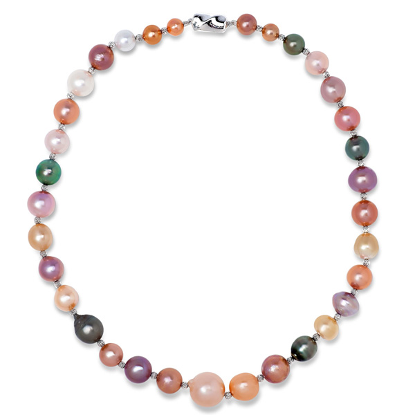 Nicole Rose multicolor pearl necklace