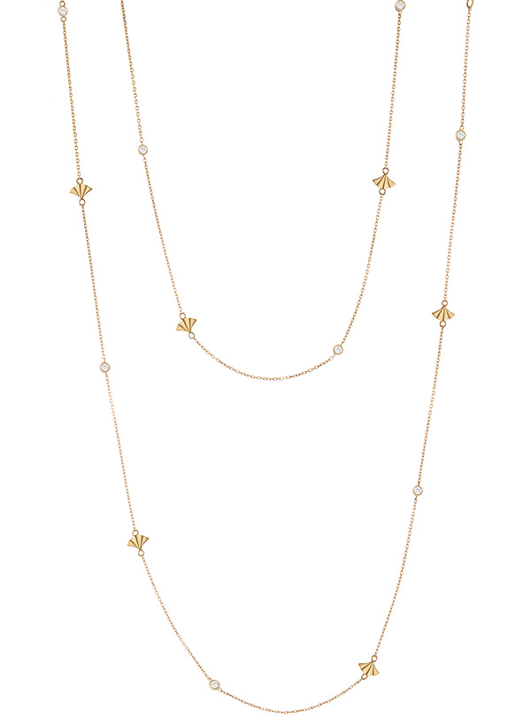 Aurate x Kerry Lead necklace vermeil with white topaz