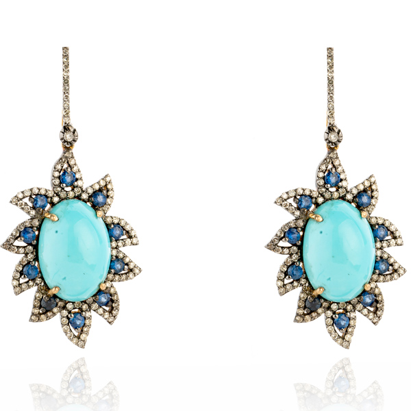 Suka Jewelry turquoise earrings
