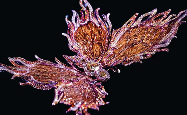 Wallace Chan butterfly brooch