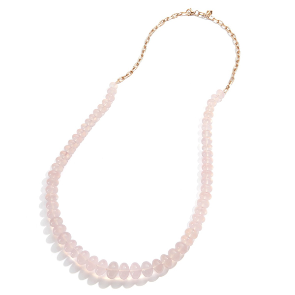 Walters Faith rose quartz necklace