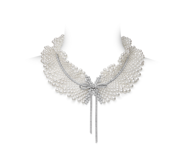 Mikimoto Jeux de Rubans collar necklace