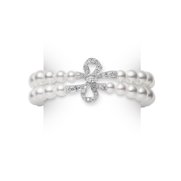 Mikimoto bow bracelet