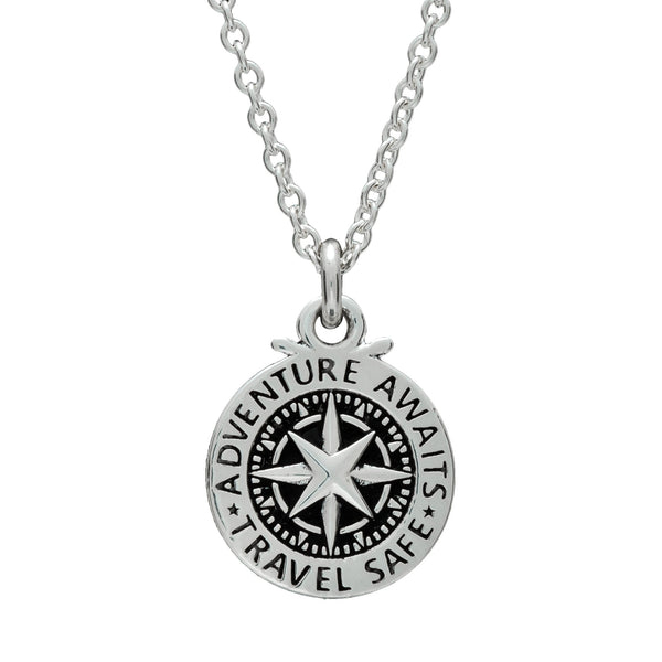 Off the Map compass pendant 