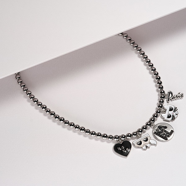 Karl Lagerfeld charm necklace