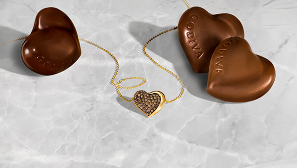 Le Vian chocolate diamond heart necklace