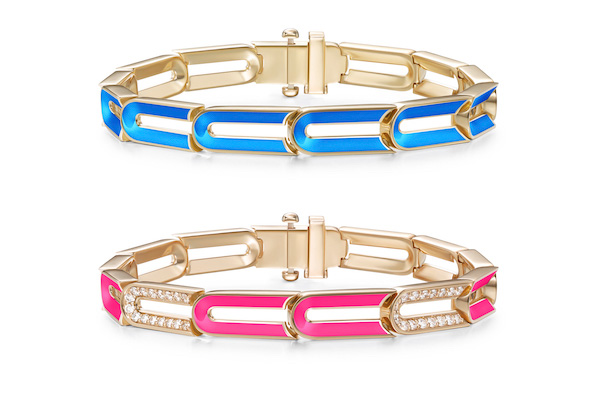 Melissa Kaye Kira enamel bracelets