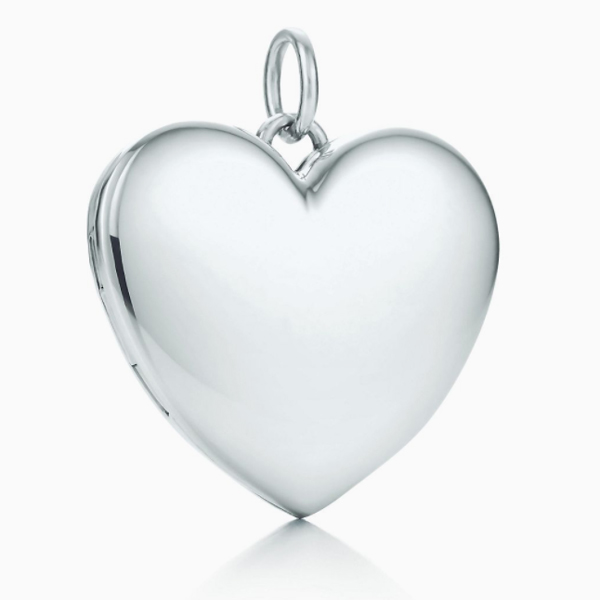 Tiffany & Co. sterling silver heart locket pendant
