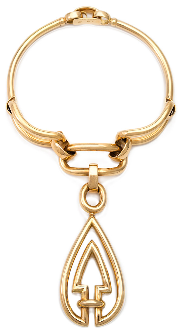 Van Cleef 1970s arrow necklace