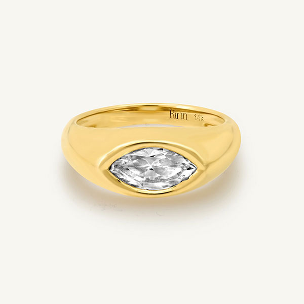 Vow by Kinn marquise diamond ring
