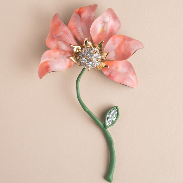 Alexis Bittar Solanales flower pin