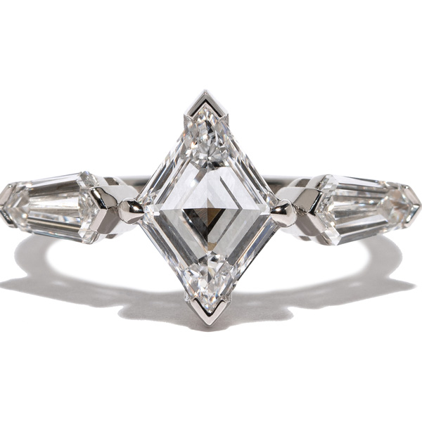 Azlee platinum diamond engagement ring