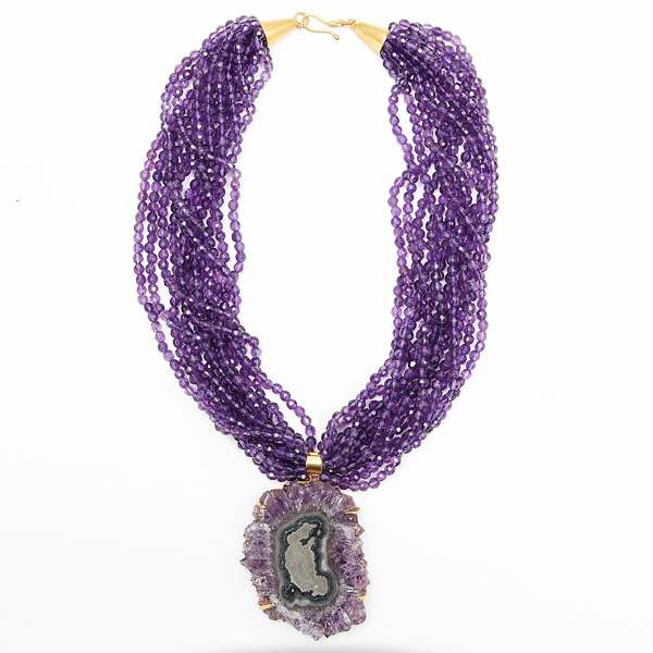 Chadia Hamati amethyst necklace