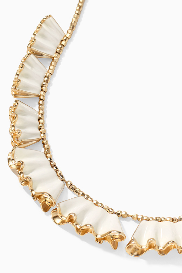FIT Collab Ruffle Statement Necklace