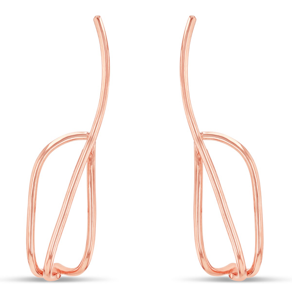 Grace Lee Double Helix earrings