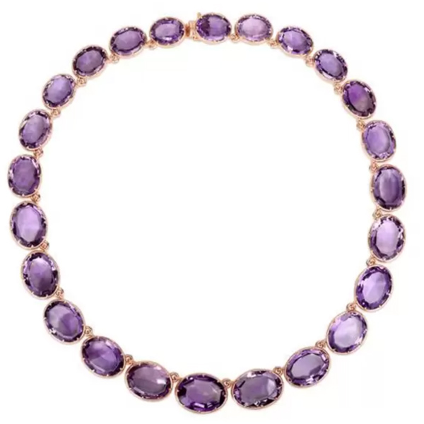 Hamilton Jewelers amethyst necklace