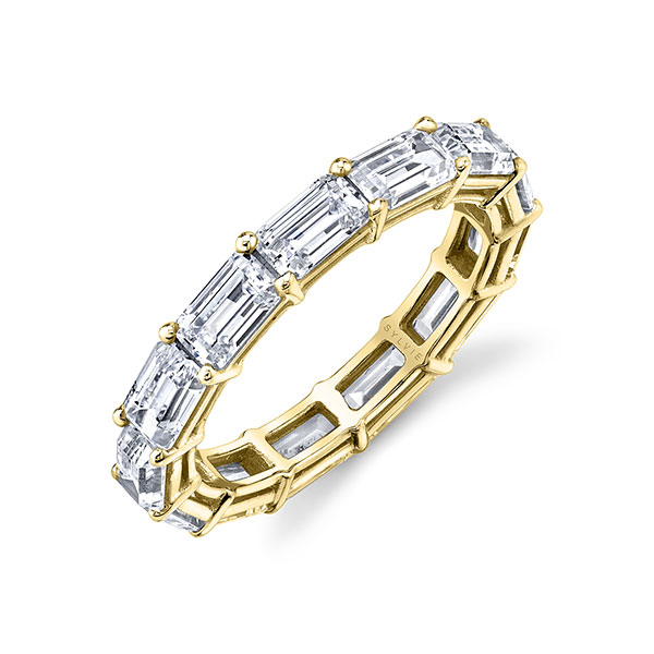 Sylvie Collection baguette eternity band