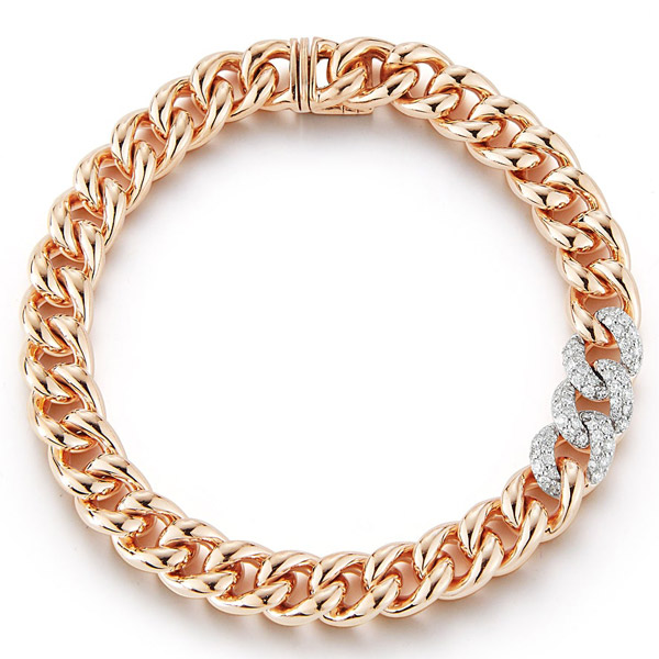 Walters Faith rose gold link bracelet