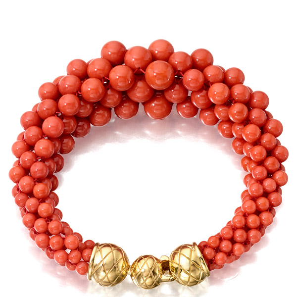 Assael Bayadera coral bracelet