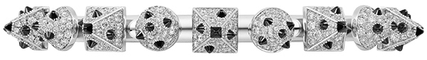Cartier Clash bracelet onyx diamonds