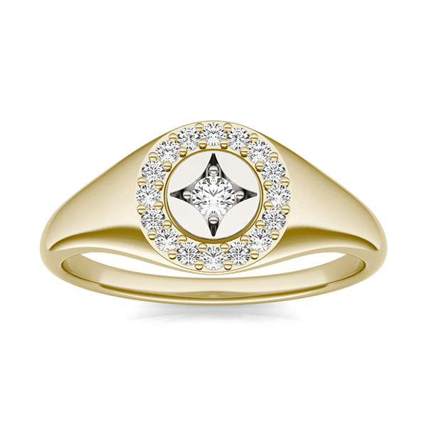 Loyal.e Paris 18kt Yellow Gold Diamond Pinky Ring - Farfetch