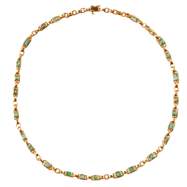 Darius Mint emerald chain