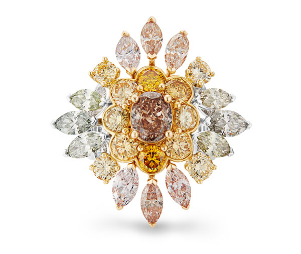 De Beers Reflections of Nature Landers Radiance Cluster Ring