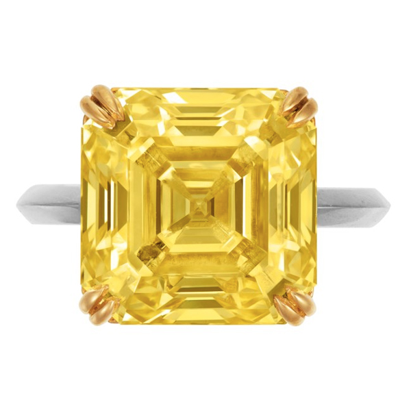 Fancy vivid yellow diamond